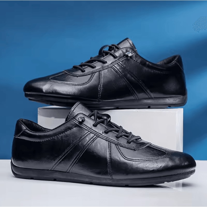 Genuine Leather Mens Casual And Formal Loafers Breathable Comfortable Slip On Walking And Driving S 1