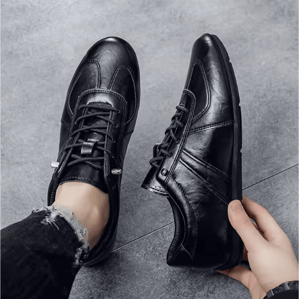 Genuine Leather Mens Casual And Formal Loafers Breathable Comfortable Slip On Walking And Driving S 3