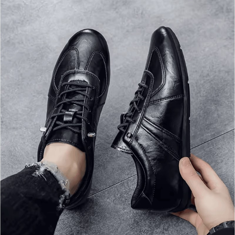 Genuine Leather Mens Casual And Formal Loafers Breathable Comfortable Slip On Walking And Driving S 3