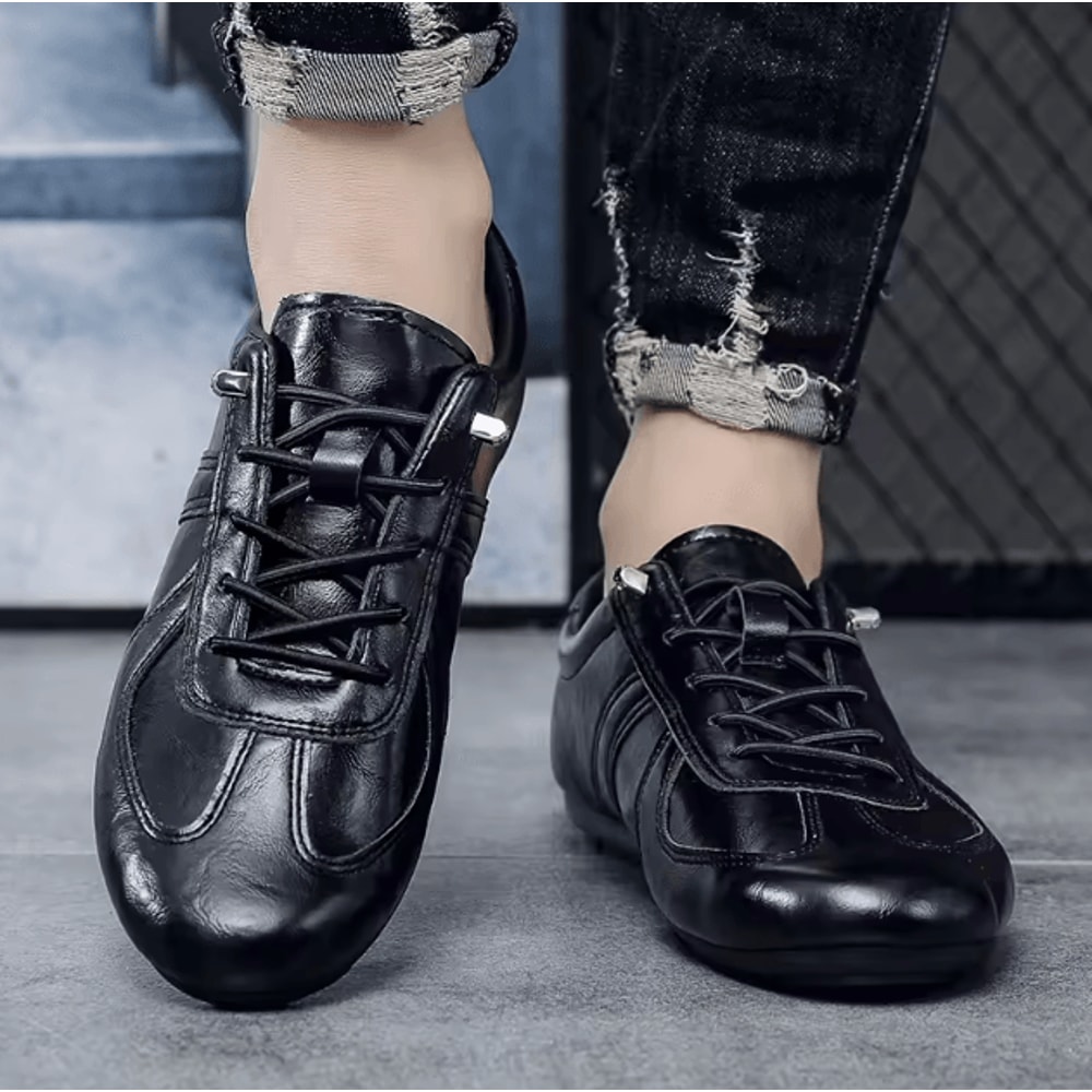 Genuine Leather Mens Casual And Formal Loafers Breathable Comfortable Slip On Walking And Driving S 4