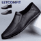 Genuine Leather Mens Casual And Formal Loafers Breathable Slip On Driving Shoes 0