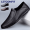Genuine Leather Mens Casual And Formal Loafers Breathable Slip On Driving Shoes 0