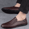 Genuine Leather Mens Casual And Formal Loafers Breathable Slip On Driving Shoes 2
