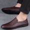 Genuine Leather Mens Casual And Formal Loafers Breathable Slip On Driving Shoes 2