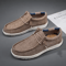 Men Canvas Slip On Casual Shoes Breathable Comfortable Walking Sneakers Plus Size 6