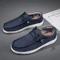 Men Canvas Slip On Casual Shoes Breathable Comfortable Walking Sneakers Plus Size 8