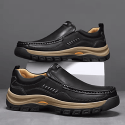 men hand stitched casual loafers comfortable breathable slip on everyday shoes