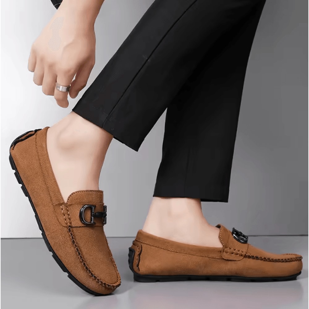 Men Soft Soled Comfortable Casual Shoes Easy Slip On Everyday Footwear 3