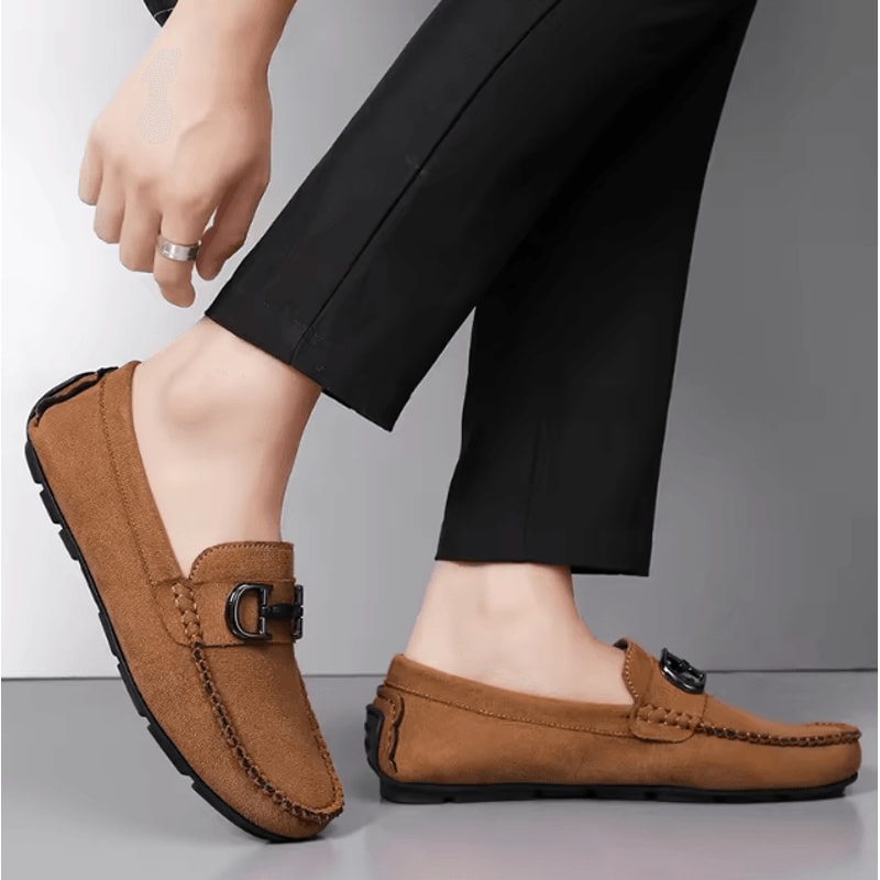 Men Soft Soled Comfortable Casual Shoes Easy Slip On Everyday Footwear 3