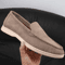 Mens Suede Leather Comfort Loafers Comfortable Breathable Slip On Casual Flats 1