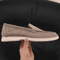 Mens Suede Leather Comfort Loafers Comfortable Breathable Slip On Casual Flats 2