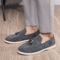 Men Suede Leather Classic Tassel Loafers Comfortable Casual Driving Flats 1