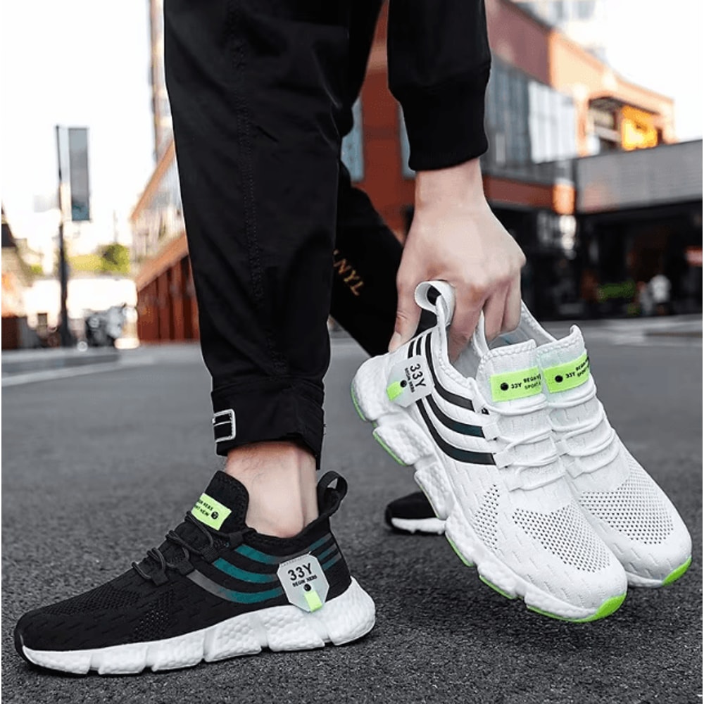 Men Breathable Lightweight Athletic Sneakers Running And Walking Shoes 3