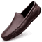 Men Leather Casual Loafers Breathable Comfortable Slip On Driving Shoes 6