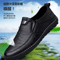 Men Leather Casual Loafers Comfortable Breathable Slip On Outdoor Driving Shoes 3