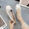Women Bow Knot Casual Flats Comfortable Slip On Versatile Everyday Shoes 4