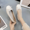 Women Bow Knot Casual Flats Comfortable Slip On Versatile Everyday Shoes 4