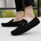 Genuine Leather Men Casual Loafers Breathable Comfortable Slip On Driving Shoes 0