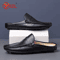 Men Leather Summer Slip On Breathable Comfortable Loafers Moccasins 2