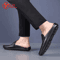 Men Leather Summer Slip On Breathable Comfortable Loafers Moccasins 4