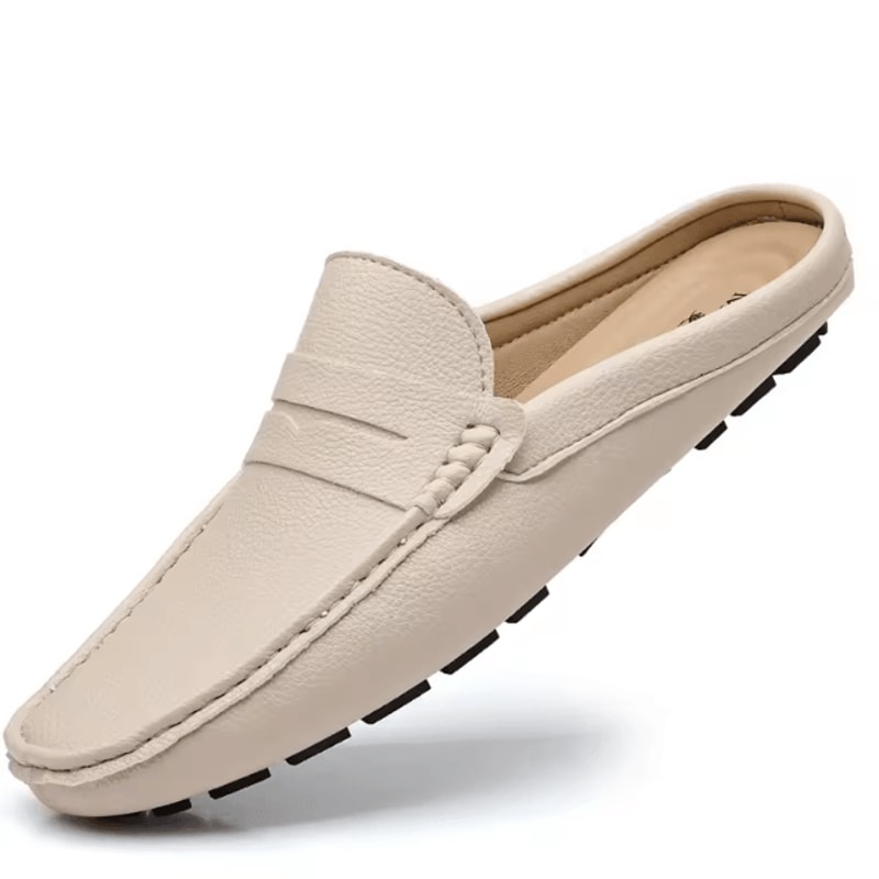 Men Leather Summer Slip On Breathable Comfortable Loafers Moccasins 7
