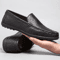 Genuine Leather Men Casual Loafers Comfortable Breathable Slip On Driving Shoes 6
