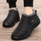 Men Winter Sneakers Comfortable Lightweight Fur Lined Casual Shoes 3