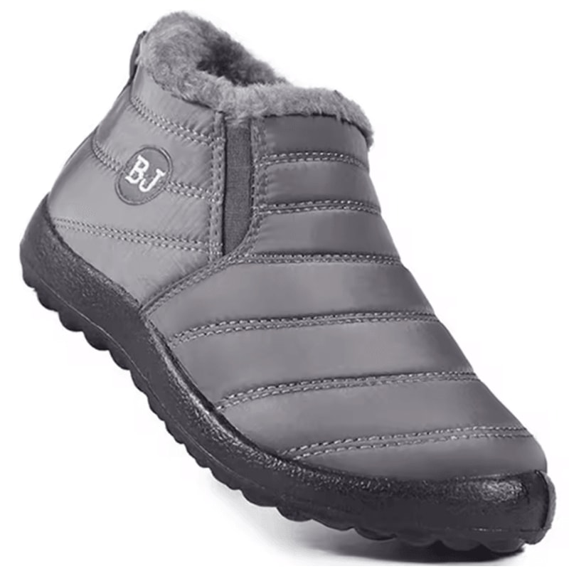 Men Winter Sneakers Comfortable Lightweight Fur Lined Casual Shoes 4