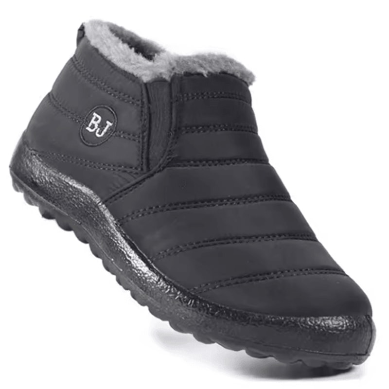 Men Winter Sneakers Comfortable Lightweight Fur Lined Casual Shoes 5