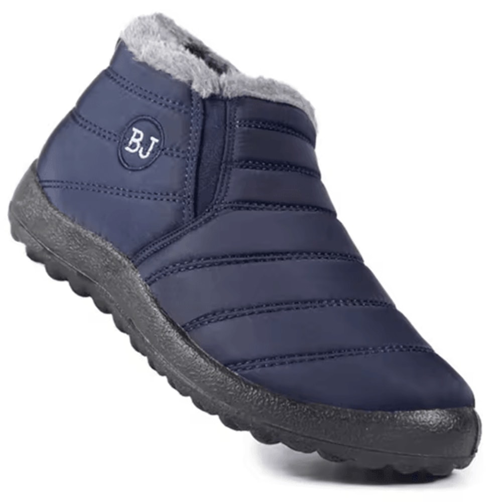 Men Winter Sneakers Comfortable Lightweight Fur Lined Casual Shoes 6