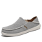 Men Canvas Summer Loafers Breathable Comfortable Ultralight Casual Shoes 6