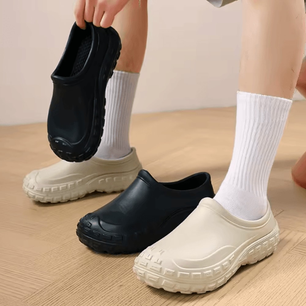 Men Outdoor Breathable Slip On Lightweight Shoes Sandals Clogs Comfortable Summer Footwear 5