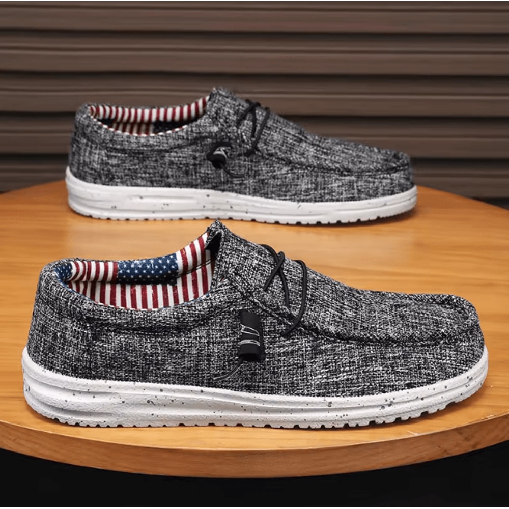 Men Casual Lightweight Loafers Comfortable Walking Shoes Plus Size 7