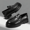 Men Classic Thick Sole Penny Loafers Comfortable Slip On Business And Dress Shoes 2
