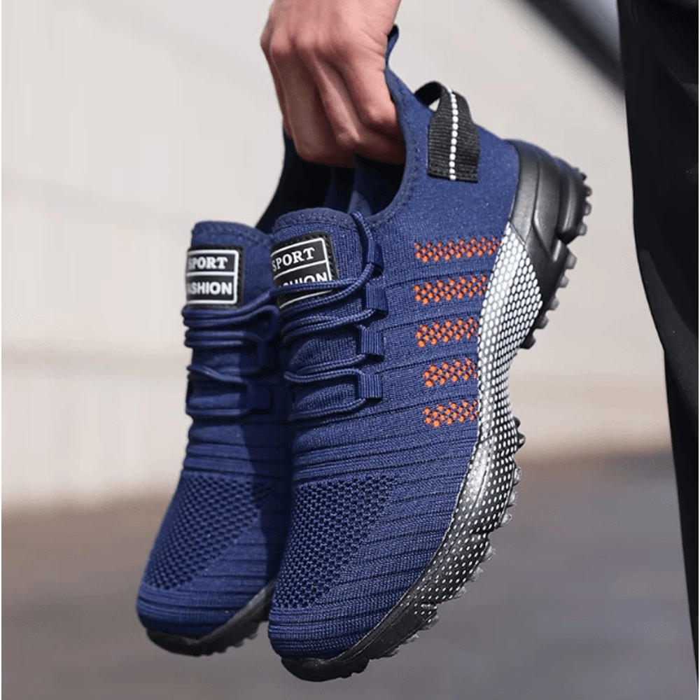 Men Breathable Lightweight Mesh Casual Sneakers Comfortable Slip On Running Shoes 1