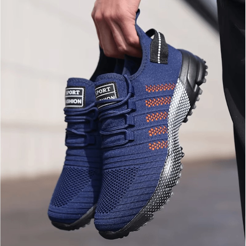 Men Breathable Lightweight Mesh Casual Sneakers Comfortable Slip On Running Shoes 1