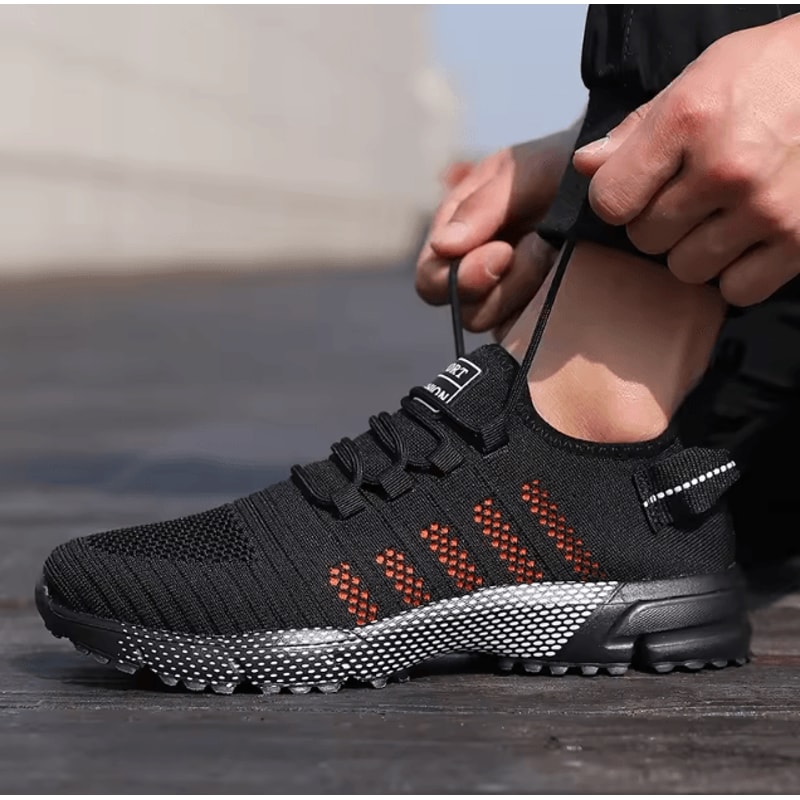 Men Breathable Lightweight Mesh Casual Sneakers Comfortable Slip On Running Shoes 2