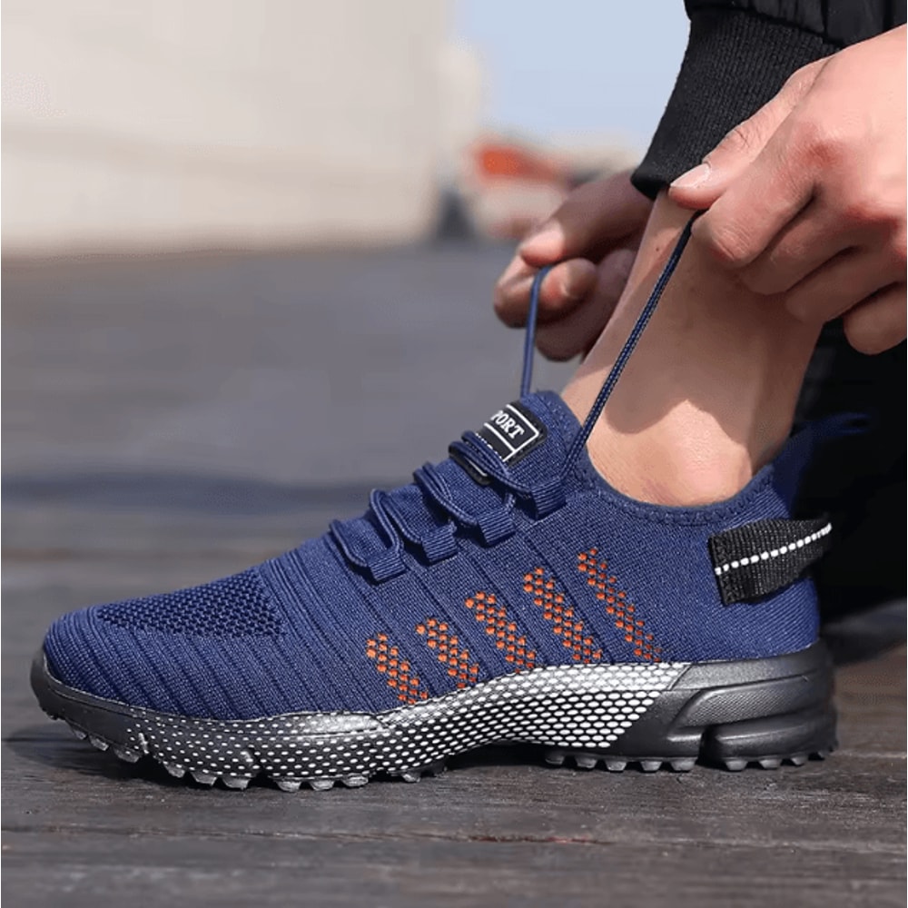Men Breathable Lightweight Mesh Casual Sneakers Comfortable Slip On Running Shoes 3