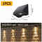 Solar Garden Lights Outdoor Solar Fence Lights Waterproof LED Wall Lamp For Patio Balcony House 6