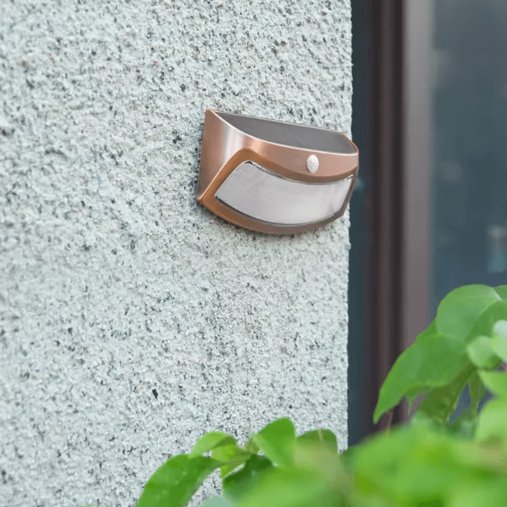 Solar Motion Sensor Outdoor Wall Lights Waterproof PIR Security Garden Fence Lamp 1