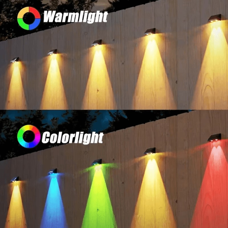 Solar Wall Lamp Outdoor Waterproof Garden Light For Mailbox Address House Number Sign And Landscape 3