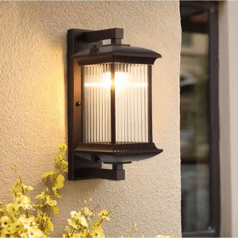 Outdoor Wall Lamp Waterproof Metal Exterior Wall Lights AC90260V For Porch Garden Gate Villa 2