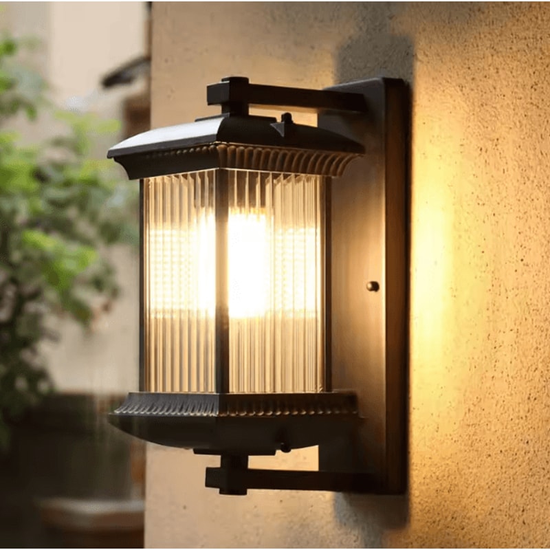 Outdoor Wall Lamp Waterproof Metal Exterior Wall Lights AC90260V For Porch Garden Gate Villa 3