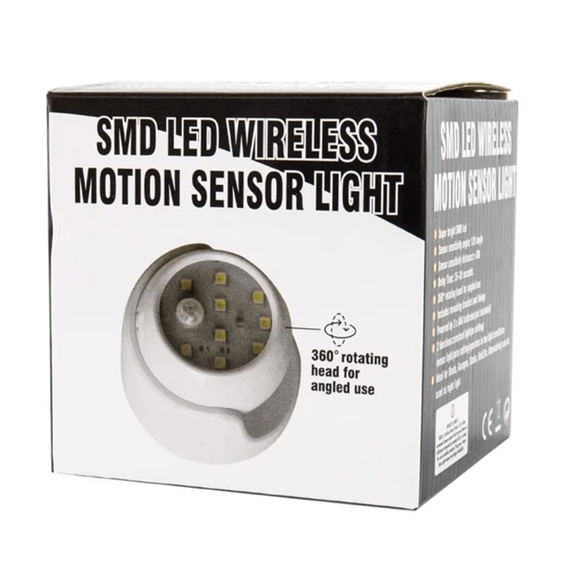 LED Induction Wall Night Light EnergySaving 360Degree Rotation Portable Wall Lamp For Porch 3