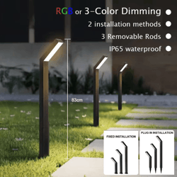 solar pathway lights outdoor bright solar light ip65 waterproof solar garden lamp for walkway patio driveway