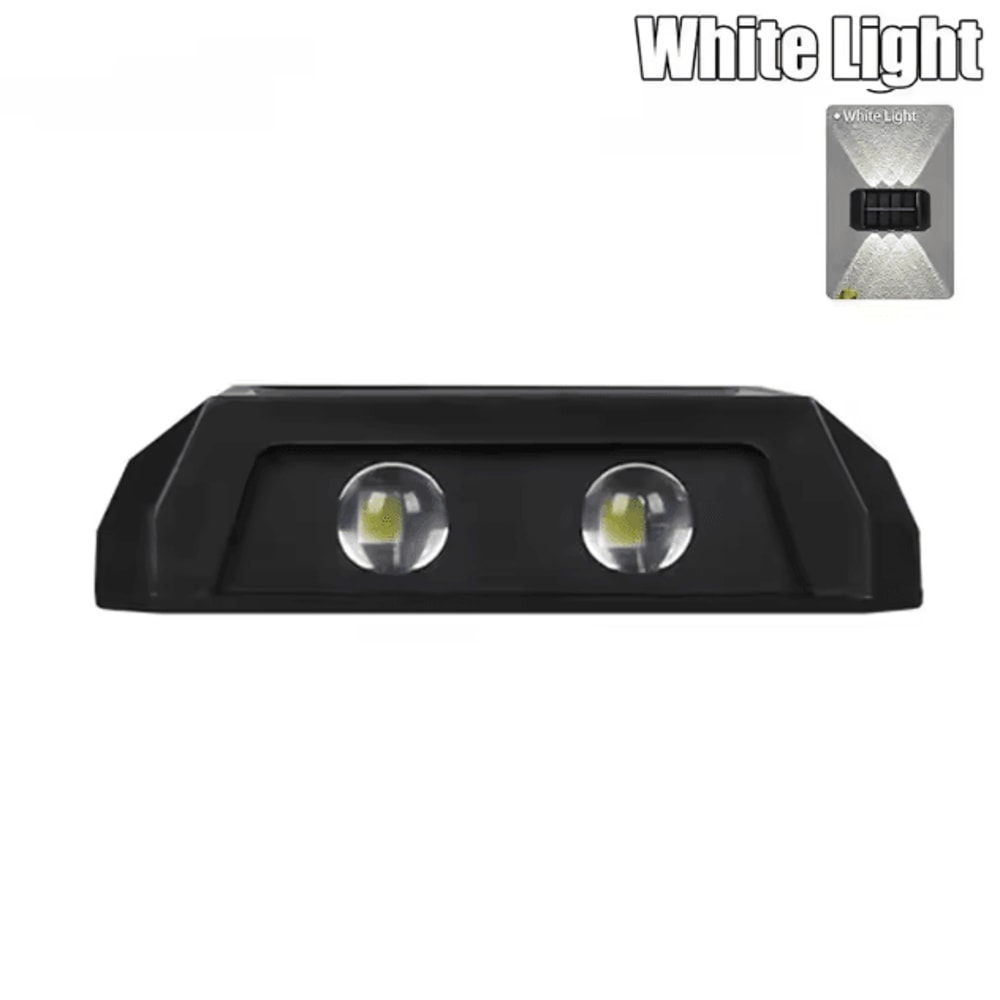 Solar Wall Light IP65 Waterproof LED Safety Up And Down Lighting For Outdoor Patio Yard Garden 6