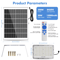 200W Solar Street Light Waterproof Outdoor LED Flood Light With Light Sensor Solar Security Lightin 1