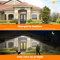 Super Bright Solar Outdoor Wall Lamp Solar Powered Flood Lights With 3 Modes IP65 Waterproof 2