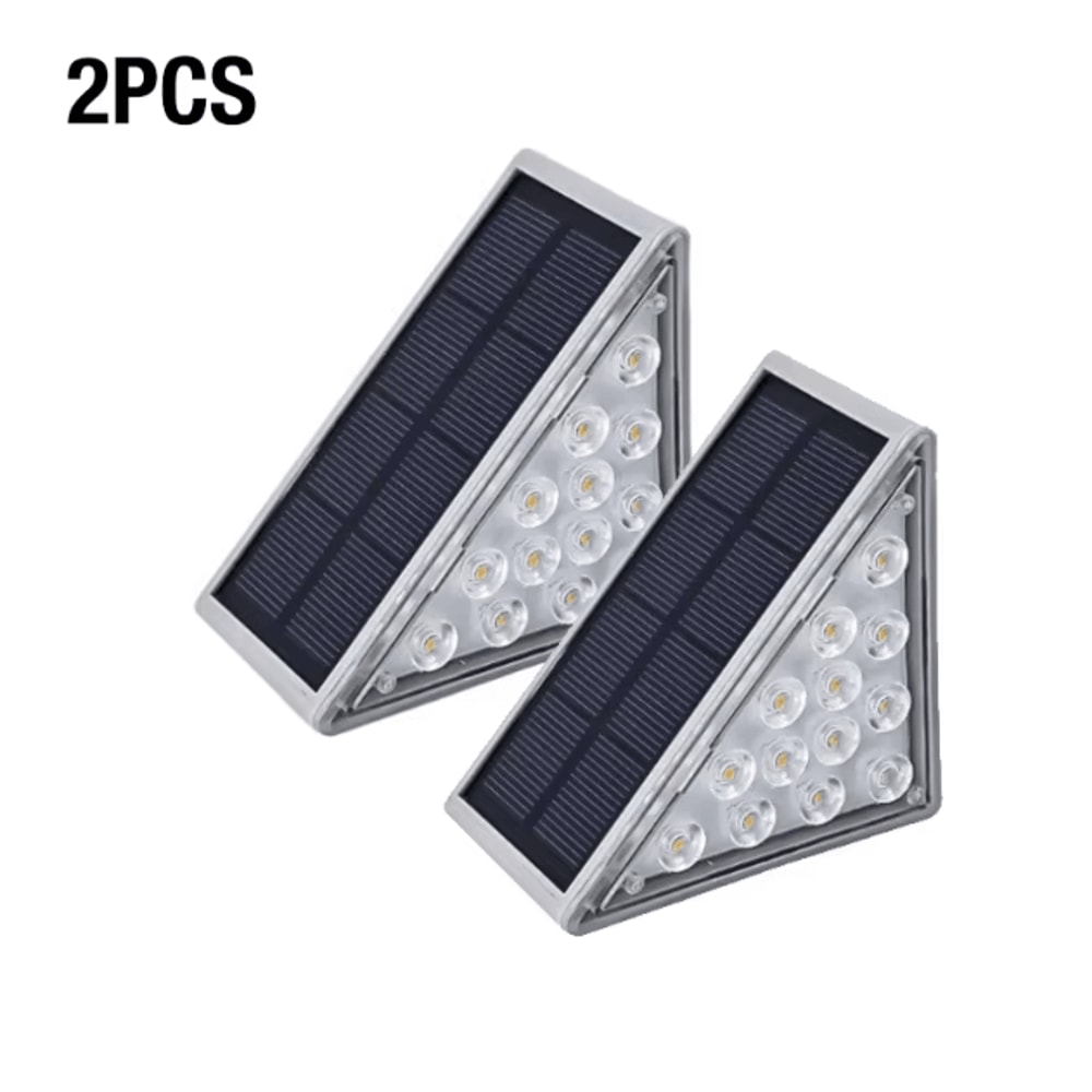 Solar Outdoor Step Lights Waterproof LED High Brightness Garden And Pathway Lighting Lamp 8