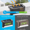 16Pack Outdoor Solar Deck Lights Warm White LED 1115W For Stairs Steps Fences Yards Patios Pathway 2